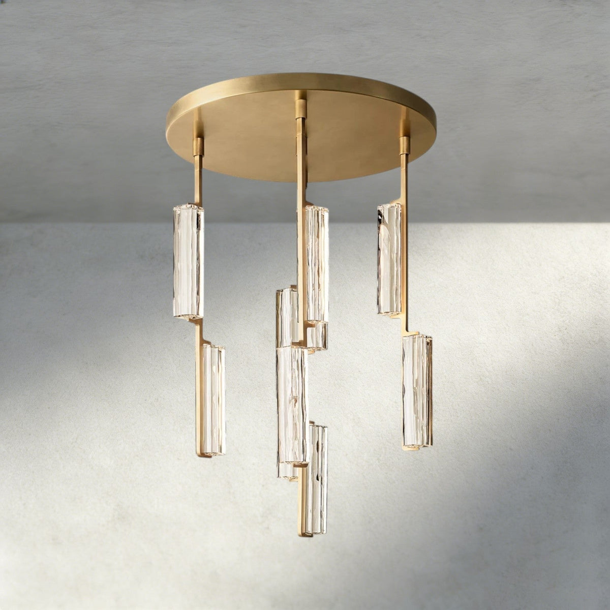 Audubam Crystal Round Chandelier 24", 40", 56" - Zelno Lighting