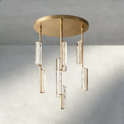 Audubam Crystal Round Chandelier 24", 40", 56" - Zelno Lighting