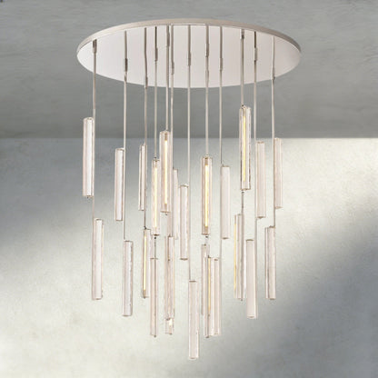 Audubam Crystal Round Chandelier 24", 40", 56" - Zelno Lighting