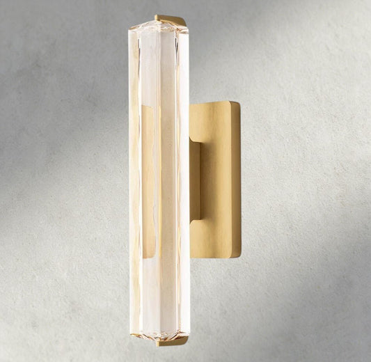 Audubam Crystal Single Sconce - Zelno Lighting