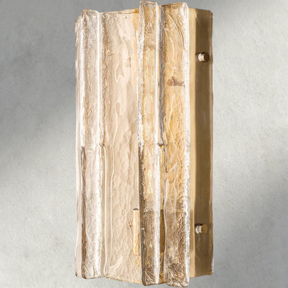 Aurelle Clear Glass Wall Sconce - Zelno Lighting