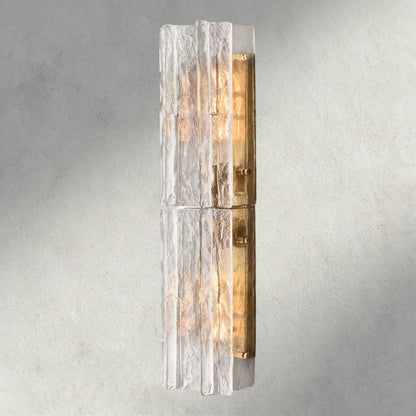 Aurelle Clear Glass Wall Sconce - Zelno Lighting