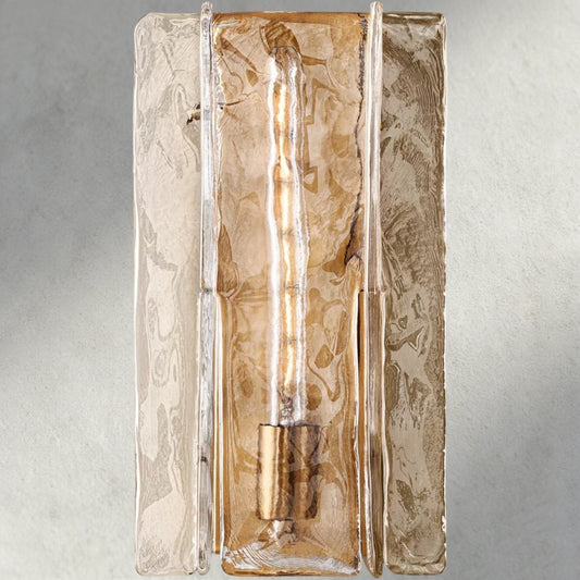 Aurelle Clear Glass Wall Sconce - Zelno Lighting