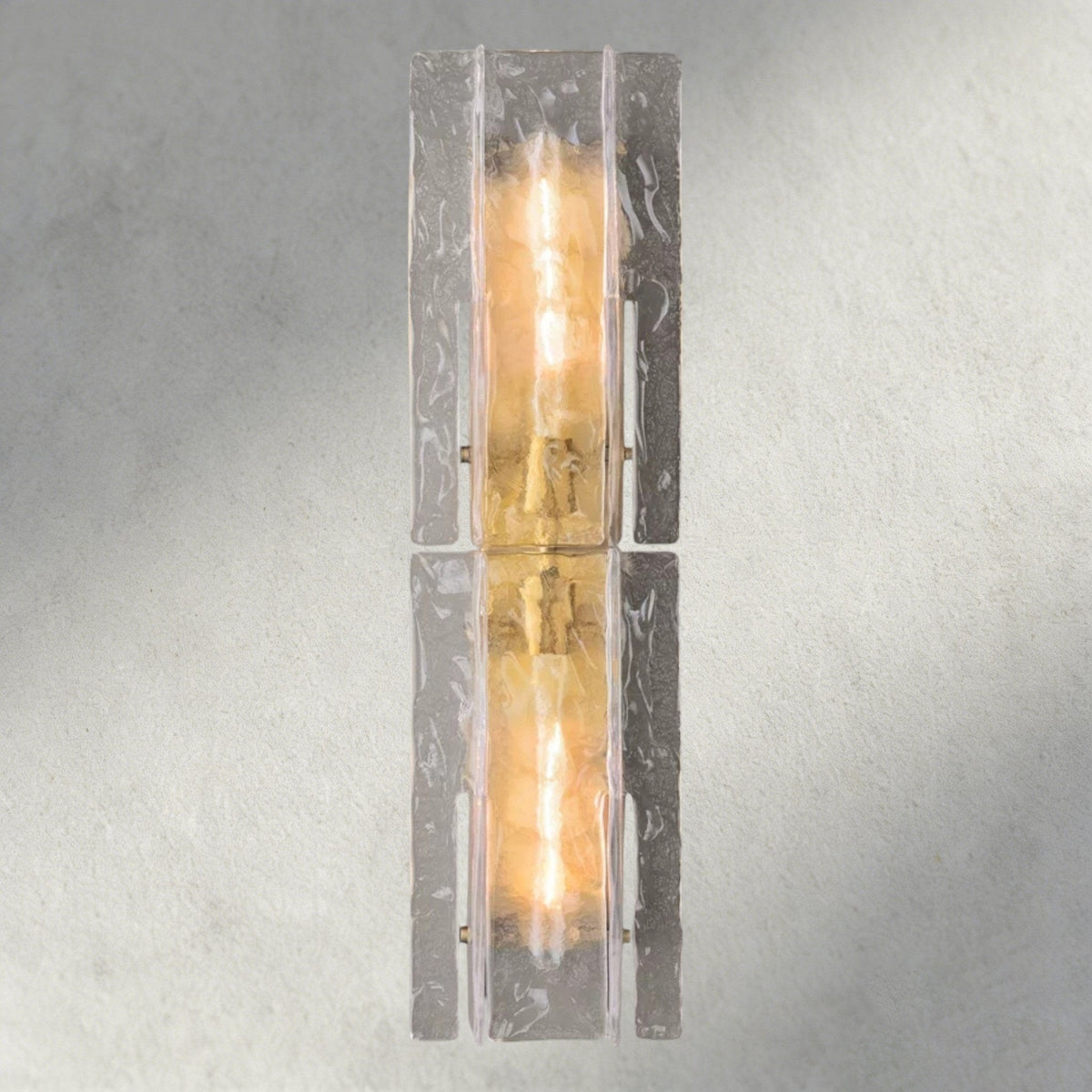 Aurelle Clear Glass Wall Sconce - Zelno Lighting