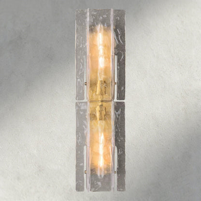 Aurelle Clear Glass Wall Sconce - Zelno Lighting