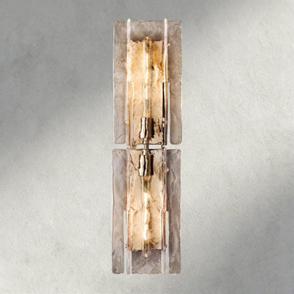 Aurelle Clear Glass Wall Sconce - Zelno Lighting