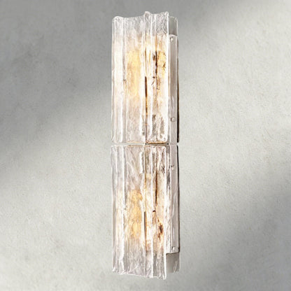 Aurelle Clear Glass Wall Sconce - Zelno Lighting