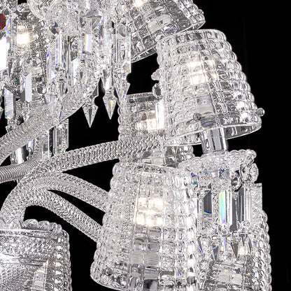 Bacara Le Roi Soleil Crystal Chandelier - Zelno Lighting