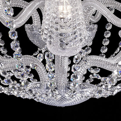 Bacara Le Roi Soleil Crystal Chandelier - Zelno Lighting