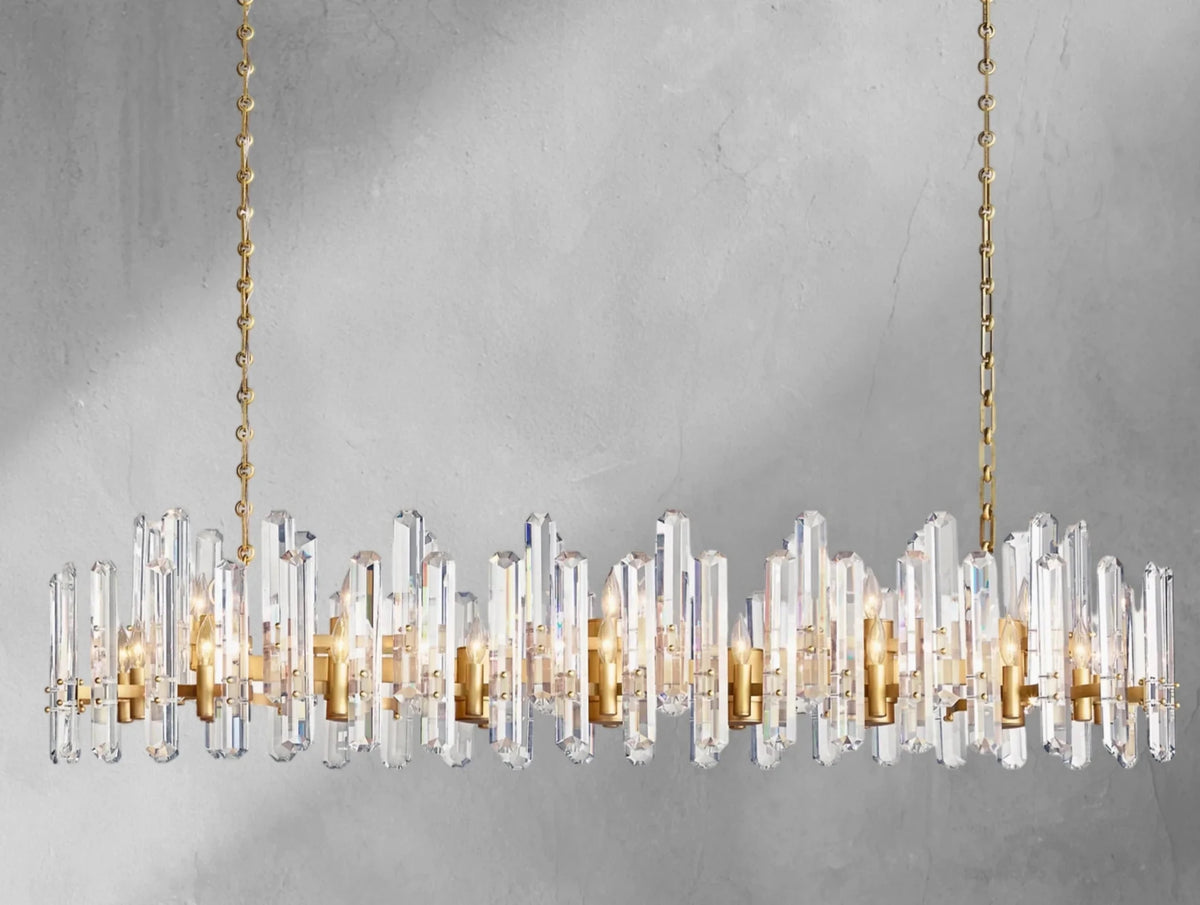 Baingham Linear Chandelier - Zelno Lighting