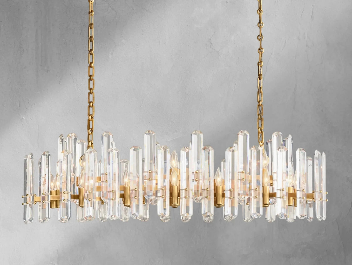 Baingham Linear Chandelier - Zelno Lighting