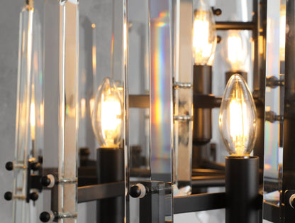 Baingham Linear Chandelier - Zelno Lighting