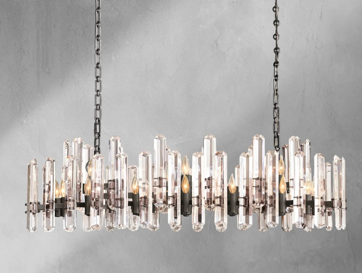 Baingham Linear Chandelier - Zelno Lighting