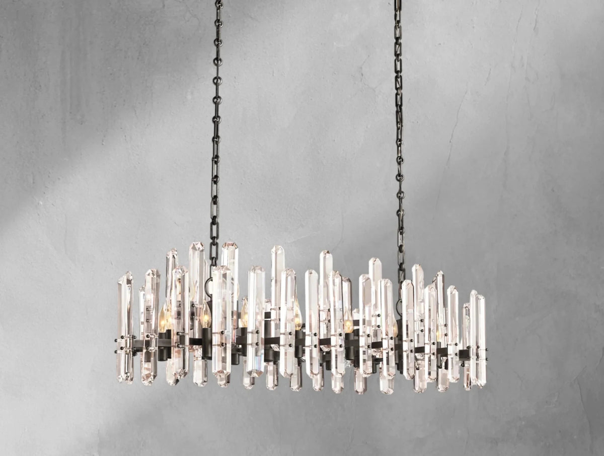 Baingham Linear Chandelier - Zelno Lighting