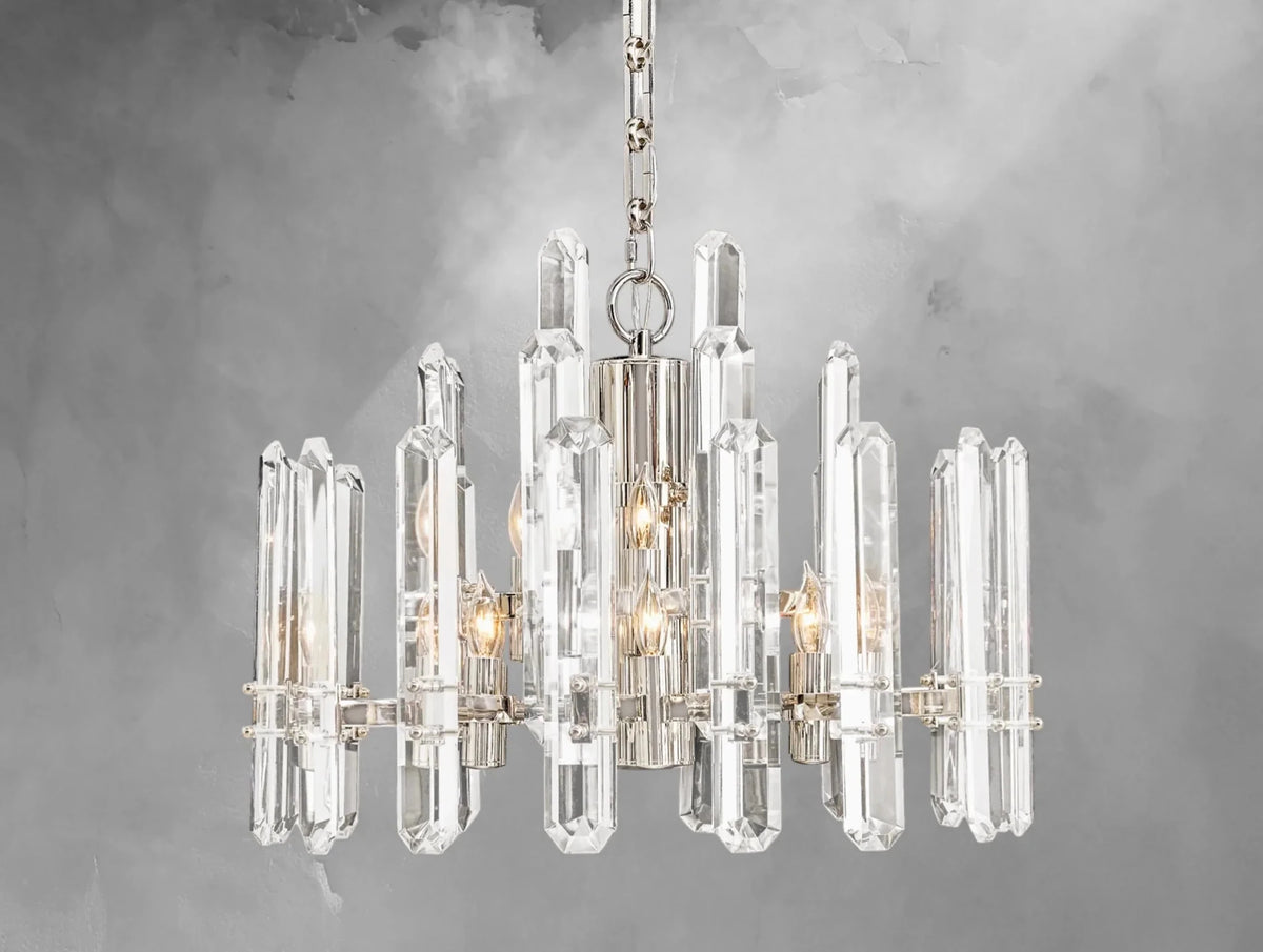 Baingham Round Chandelier - Zelno Lighting