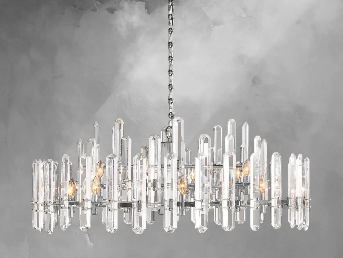 Baingham Round Chandelier - Zelno Lighting