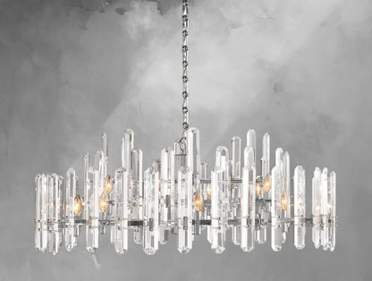 Baingham Round Chandelier - Zelno Lighting