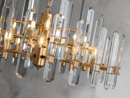 Baingham Round Chandelier - Zelno Lighting