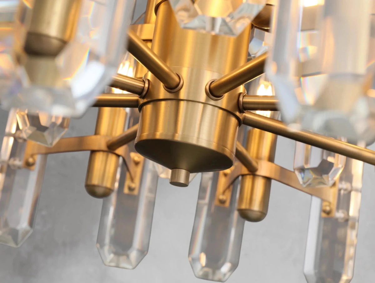 Baingham Round Chandelier - Zelno Lighting