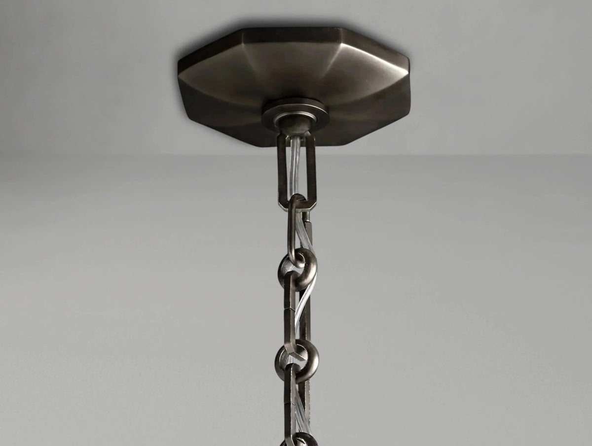 Baingham Round Chandelier - Zelno Lighting