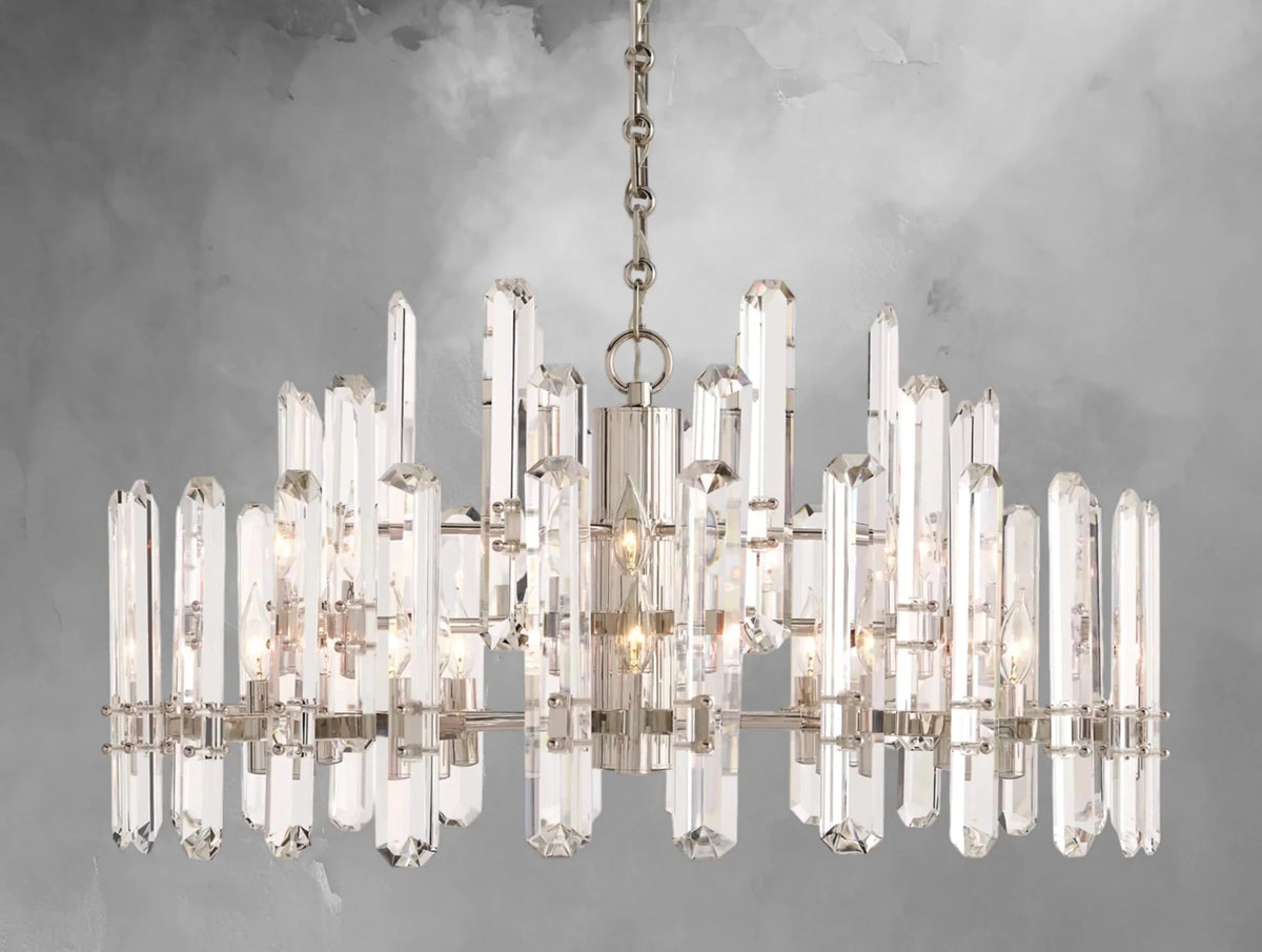 Baingham Round Chandelier - Zelno Lighting