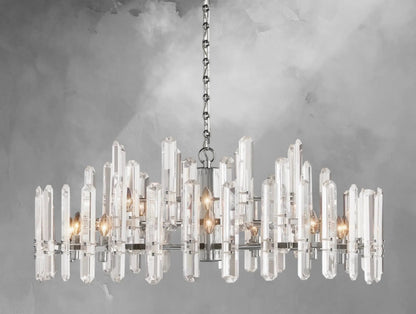 Baingham Round Chandelier - Zelno Lighting