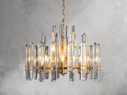 Baingham Round Chandelier - Zelno Lighting