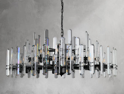 Baingham Round Chandelier - Zelno Lighting