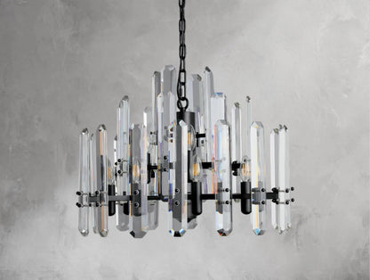 Baingham Round Chandelier - Zelno Lighting