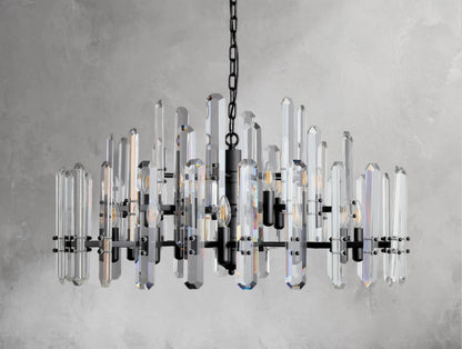 Baingham Round Chandelier - Zelno Lighting