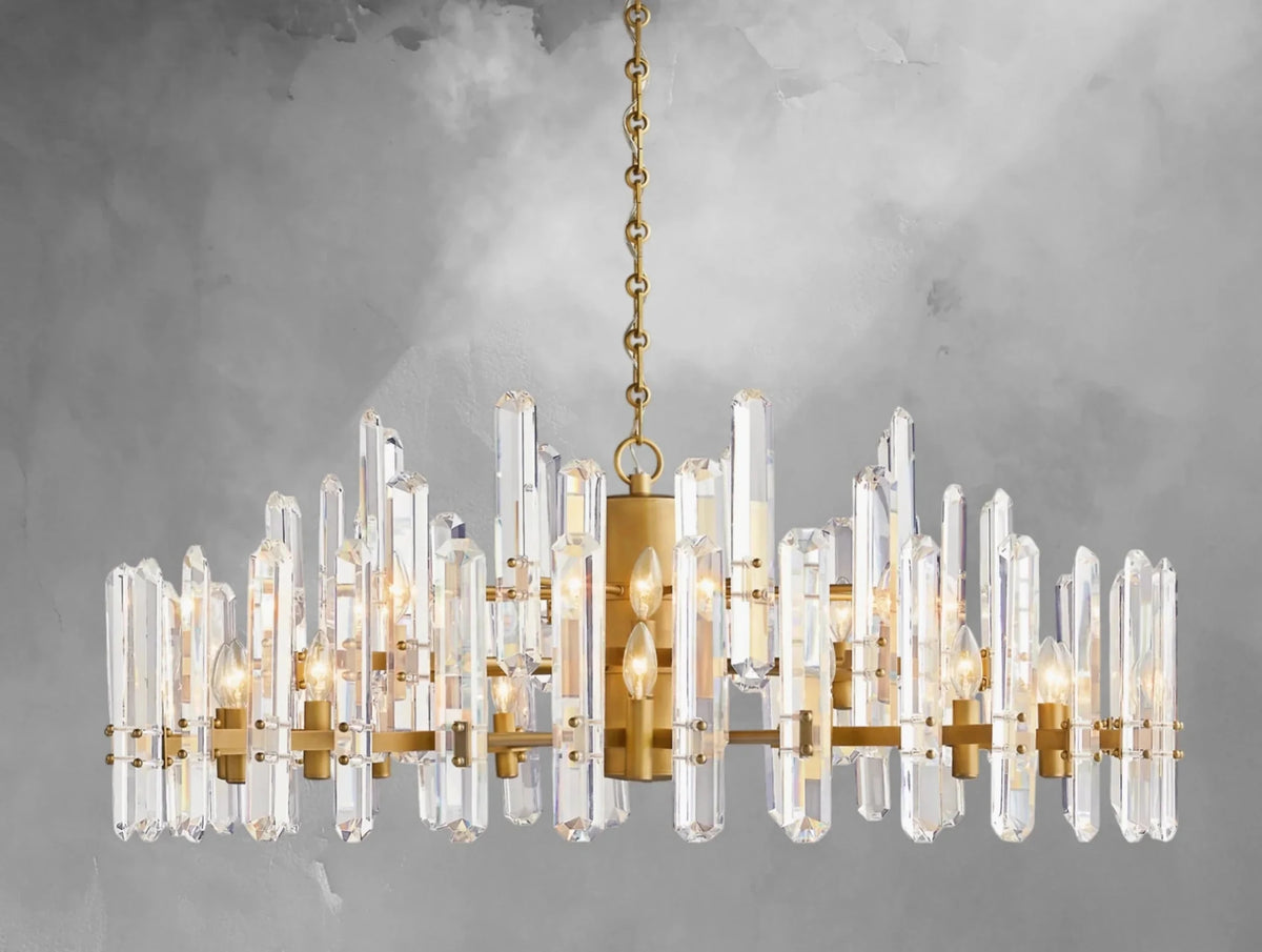 Baingham Round Chandelier - Zelno Lighting