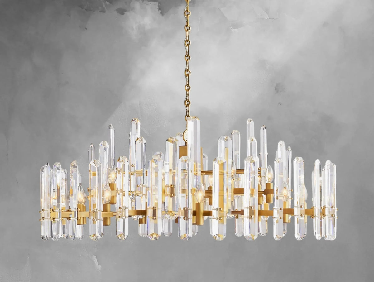 Baingham Round Chandelier - Zelno Lighting