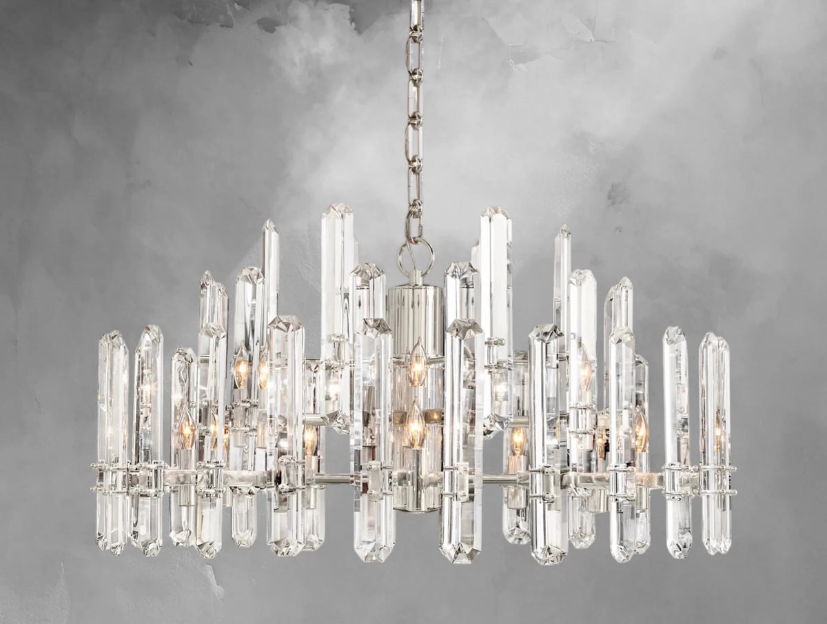 Baingham Round Chandelier - Zelno Lighting