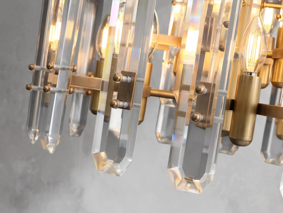 Baingham Round Chandelier - Zelno Lighting