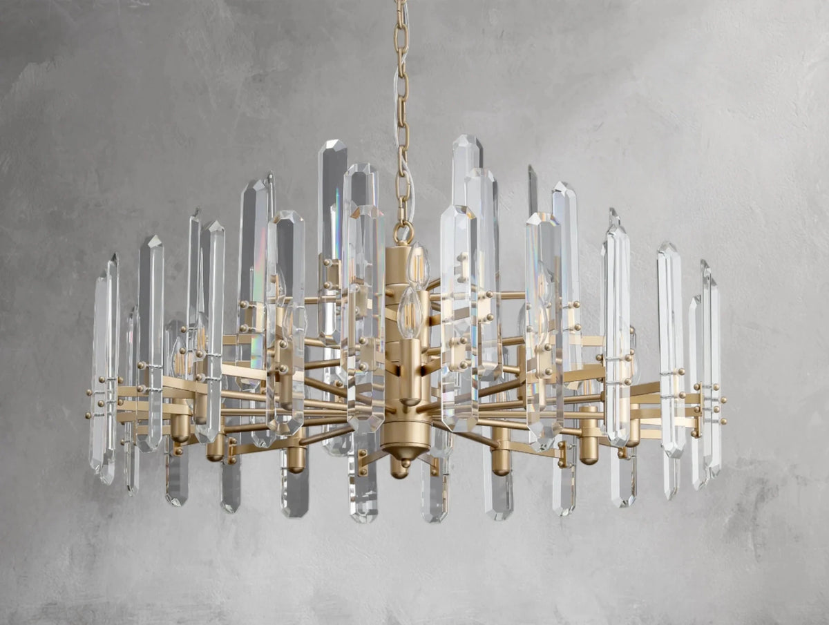 Baingham Round Chandelier - Zelno Lighting