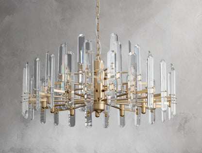 Baingham Round Chandelier - Zelno Lighting