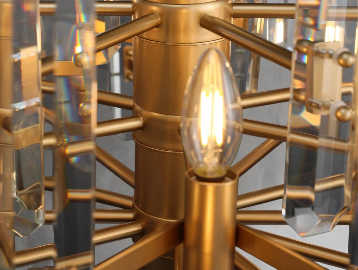 Baingham Round Chandelier - Zelno Lighting