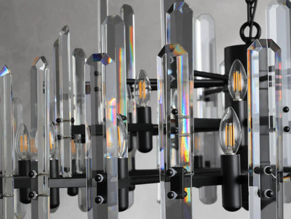Baingham Round Chandelier - Zelno Lighting
