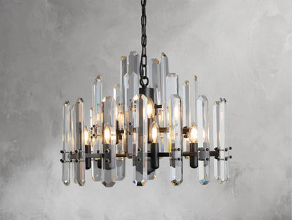 Baingham Round Chandelier - Zelno Lighting