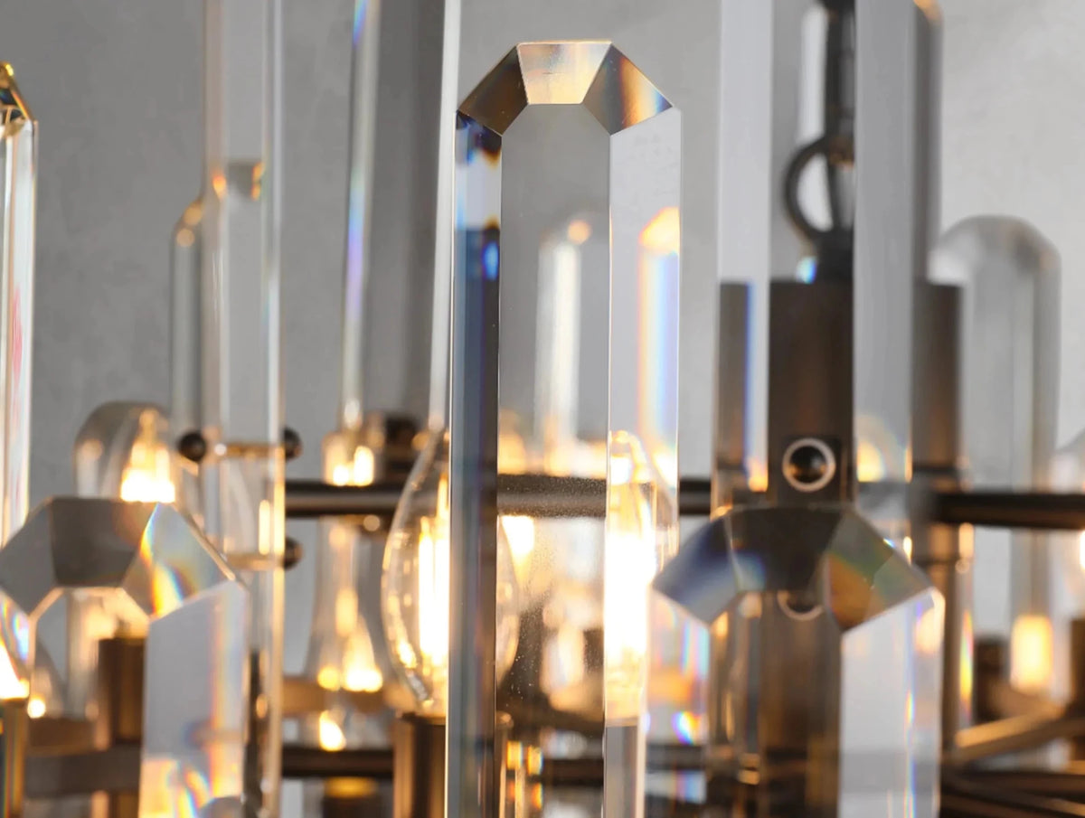 Baingham Round Chandelier - Zelno Lighting