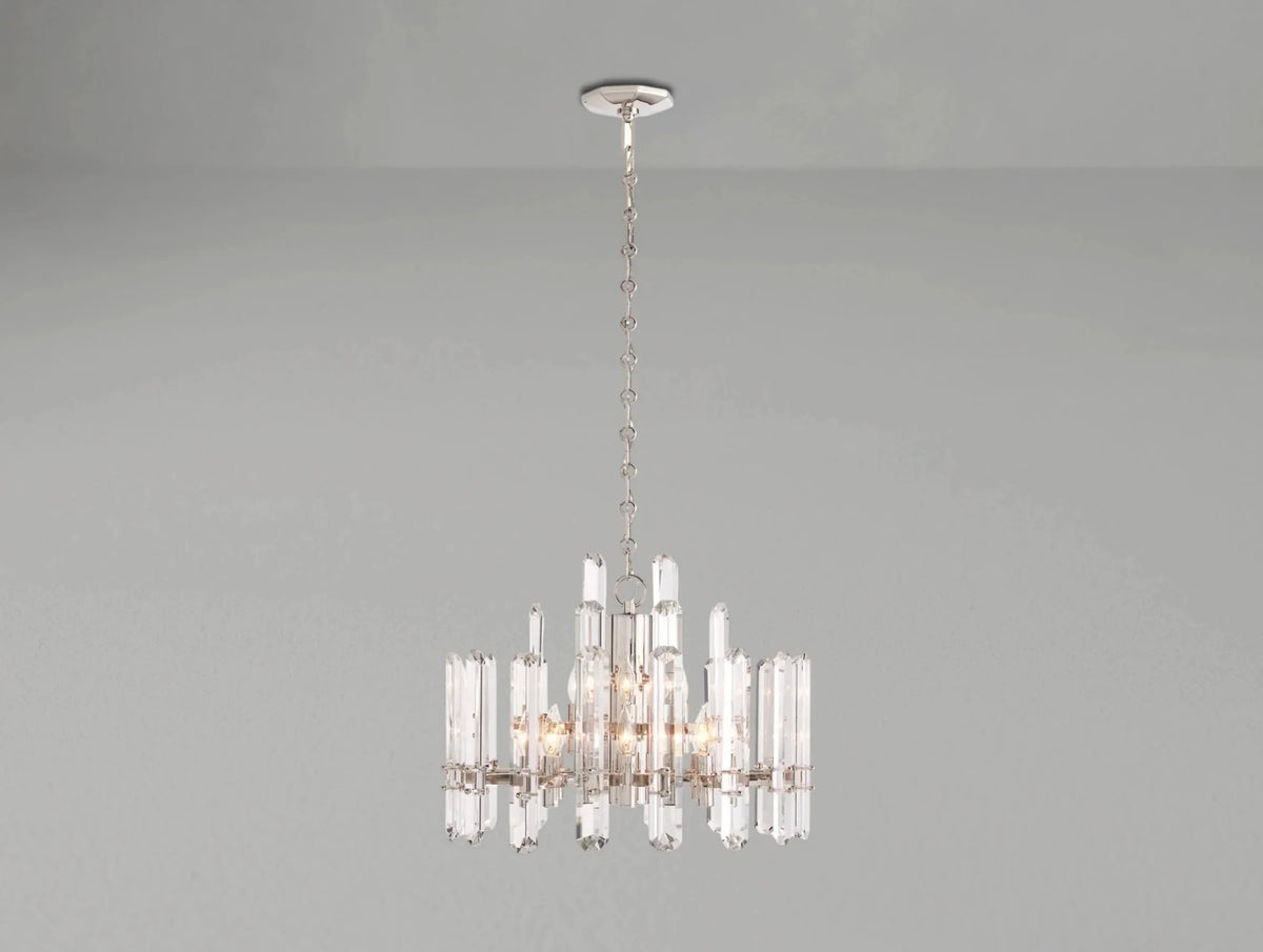 Baingham Round Chandelier - Zelno Lighting