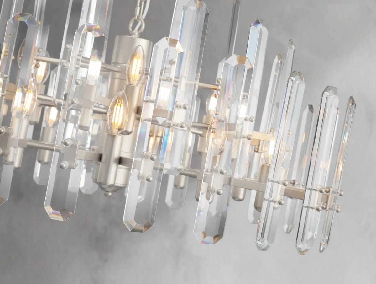 Baingham Round Chandelier - Zelno Lighting