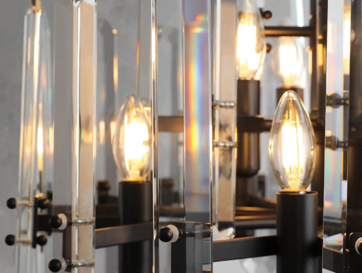 Baingham Round Chandelier - Zelno Lighting