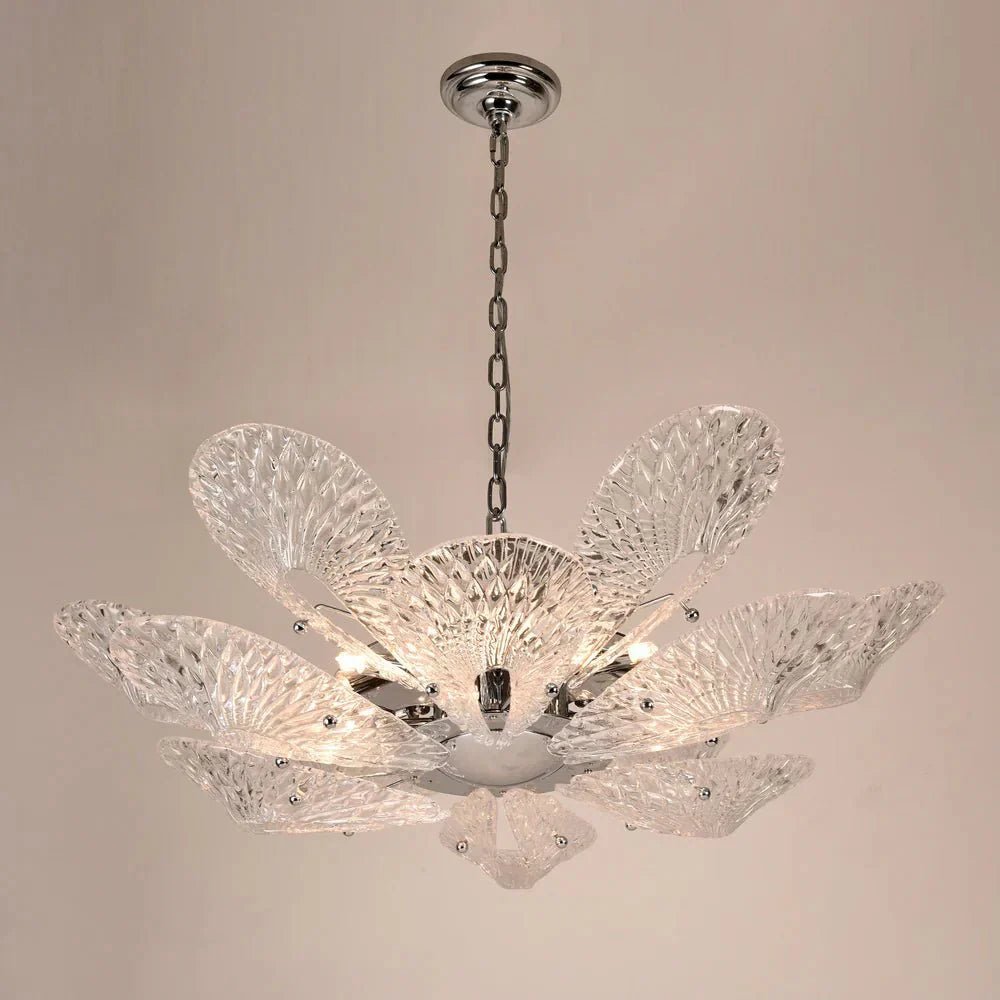 Bella Murano Glass Flower Chandelier - Zelno Lighting