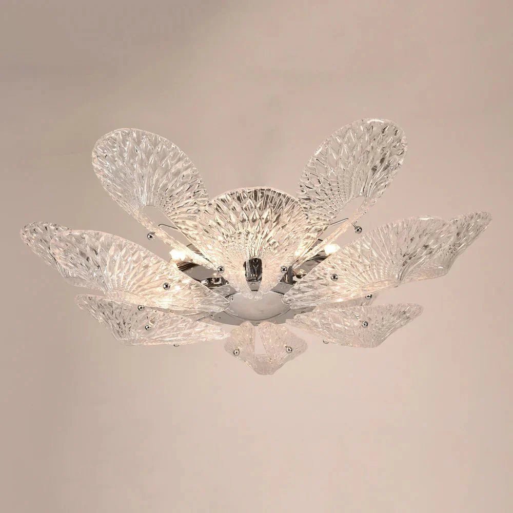 Bella Murano Glass Flower Chandelier - Zelno Lighting