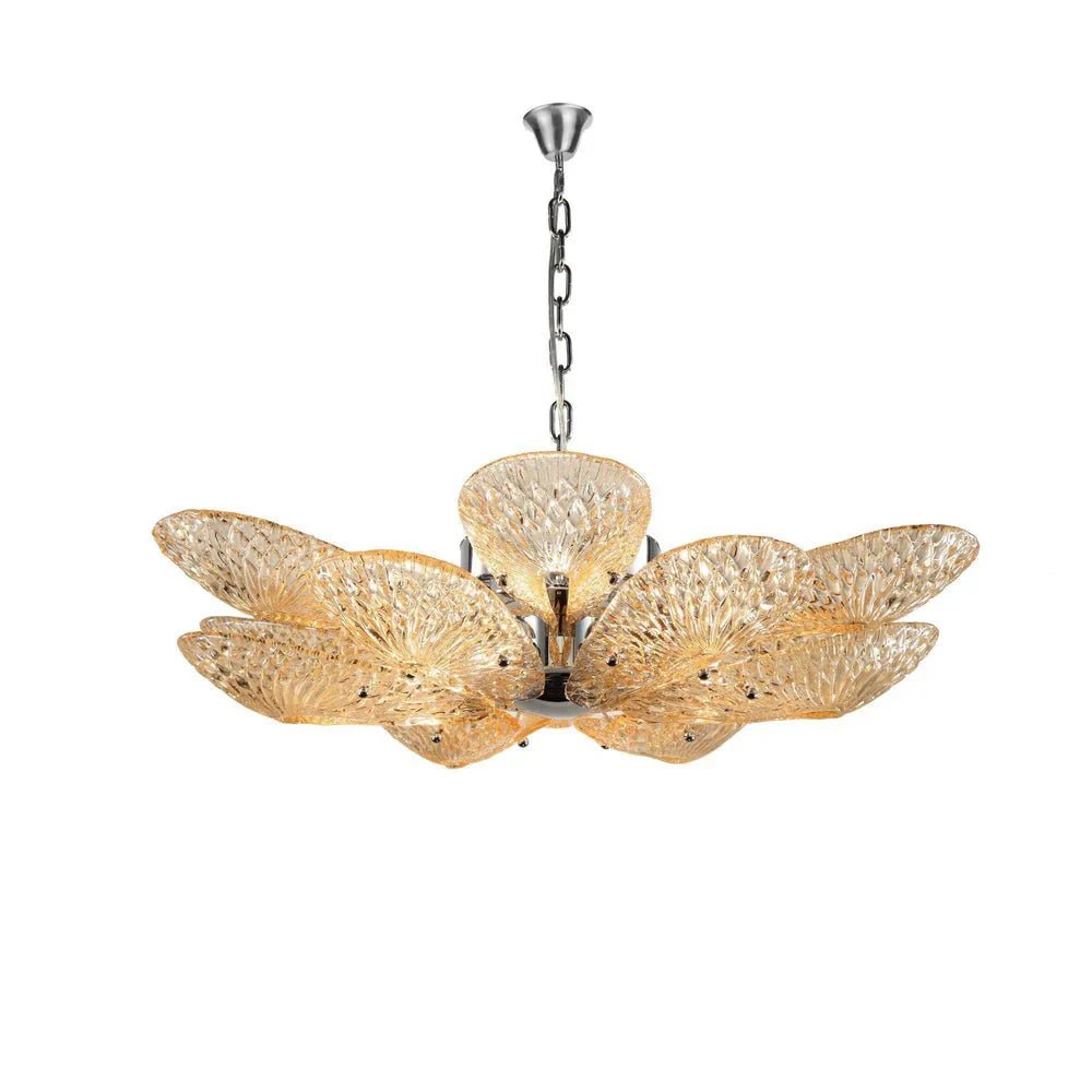 Bella Murano Glass Flower Chandelier - Zelno Lighting