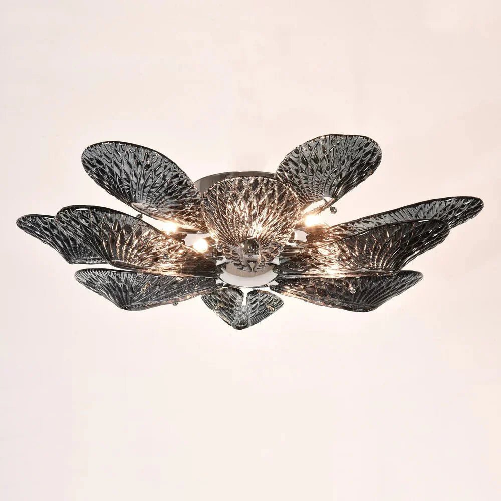 Bella Murano Glass Flower Chandelier - Zelno Lighting