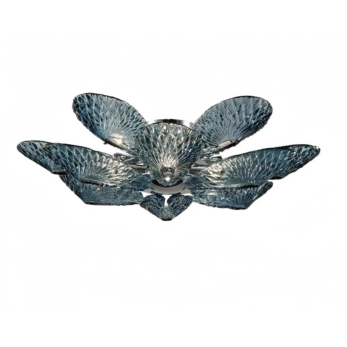 Bella Murano Glass Flower Flushmount - Zelno Lighting