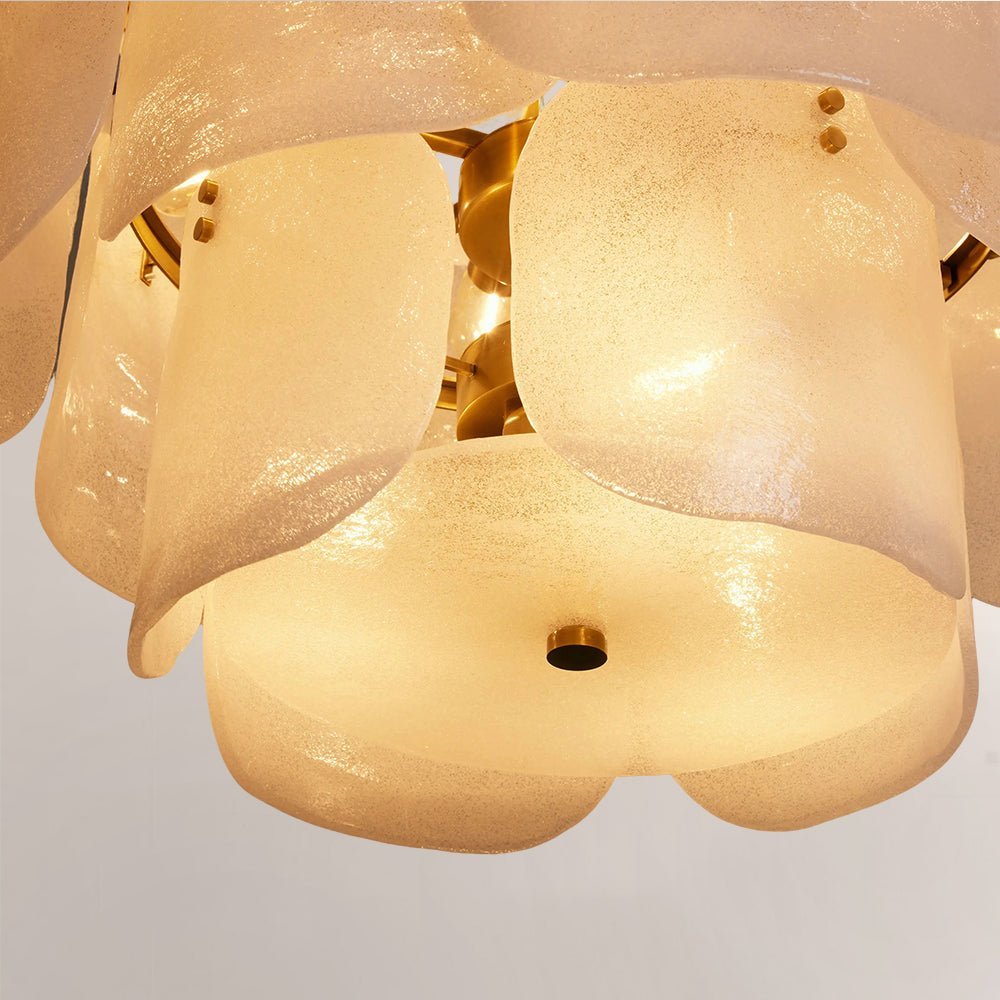 Blaire Tiered Blown Glass Chandelier - Zelno Lighting
