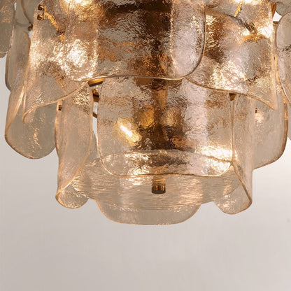 Blaire Tiered Blown Glass Chandelier - Zelno Lighting